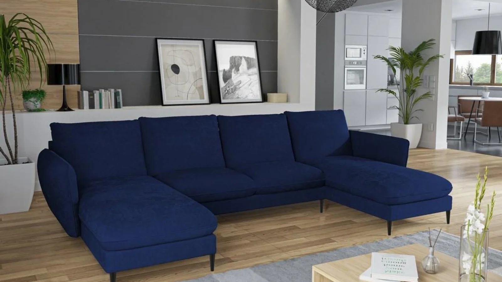 U Shaped sofas