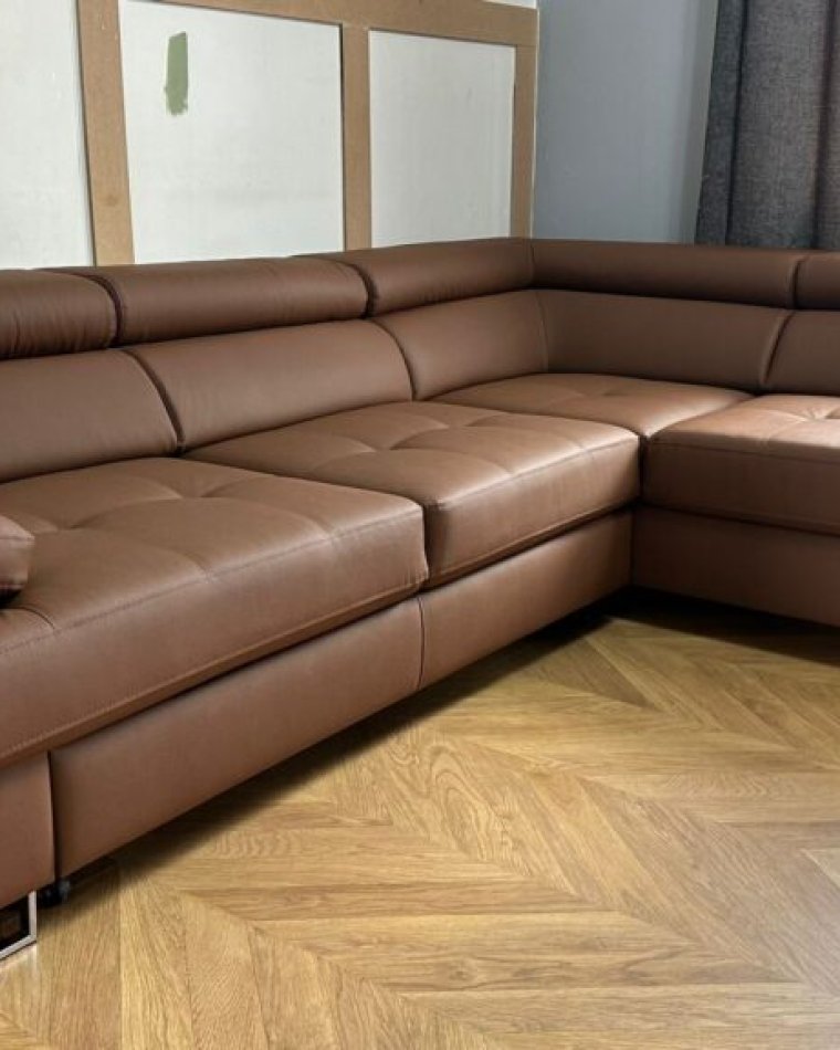 The Versatility and Elegance of a Brown Leather Corner Sofa Bed: The Perfect Addition to Your Living Space