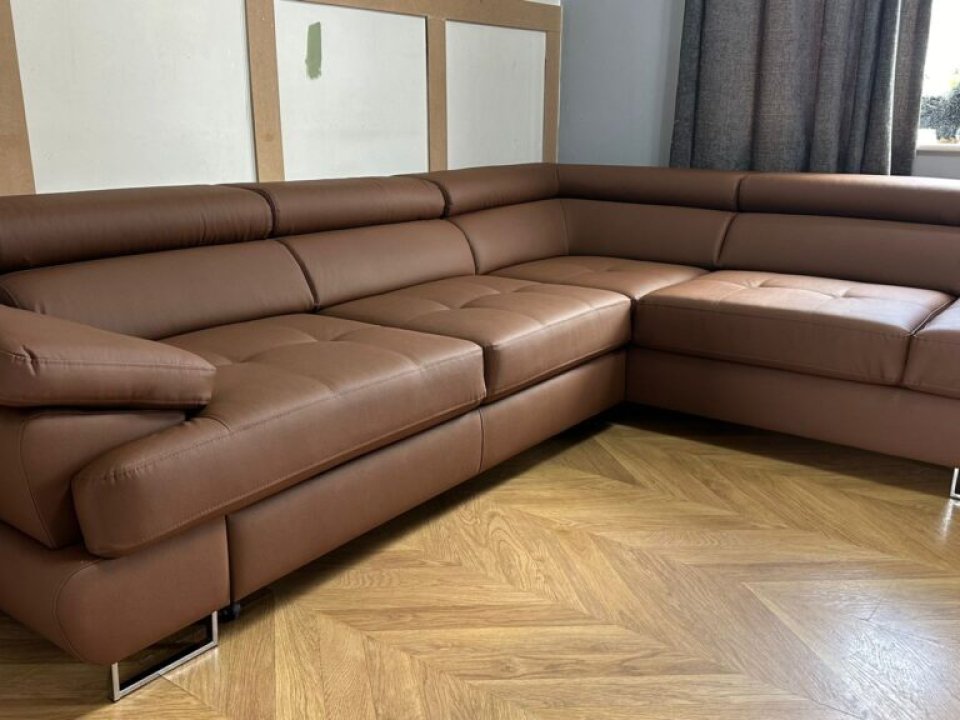 The Versatility and Elegance of a Brown Leather Corner Sofa Bed: The Perfect Addition to Your Living Space