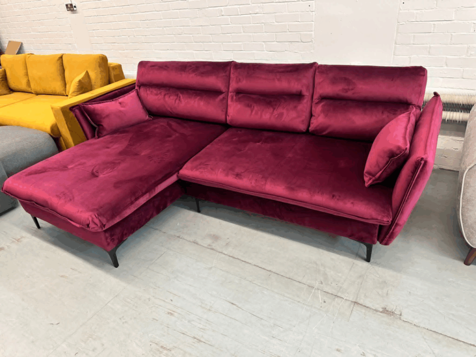 How to decorate around bold-coloured furniture