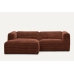 Moved II Small and Modern Corner Sofa Single galery