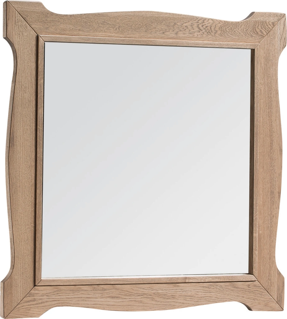 wooden framed mirror